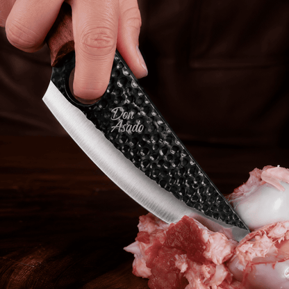 Cuchillo Forjado a Mano para Asado y Deshuesar