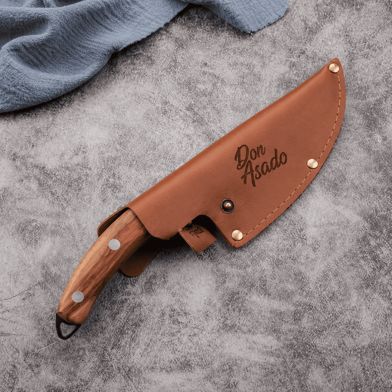 Cuchillo Forjado a Mano para Asado y Deshuesar